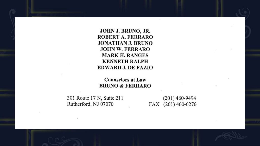 Full Ad - Bruno and Ferraro
